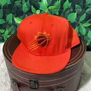 New Era Phoenix Suns NBA Orange/Orange Fitted Hat 7 3/4 PHX